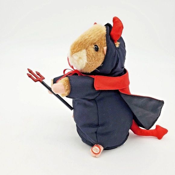 2003 GEMMY Singing Light Up DANCING HAMSTER  HE - DEVIL sings HOT STUFF Works 8” - Picture 2 of 10